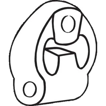 Držák, výfukový systém BOSAL 255-011