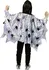 Karnevalový kostým Rappa Dětský plášť pavouk s kapucí bílý/černý 104-150 cm