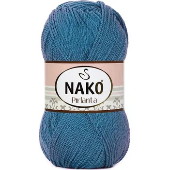 Příze Nako Pirlanta Barva: modrá jeans - 3409