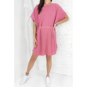Dámské šaty Italian Style LA-3221D.PI Tunika Růžová XS