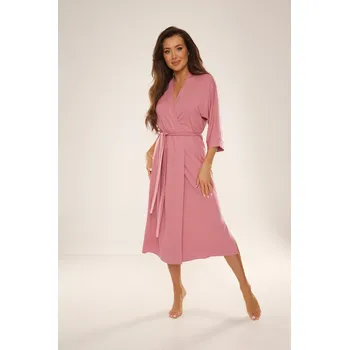 Dámský župan Stylový viskózový župan s vázáním De Lafense, m i240_187067_2:M