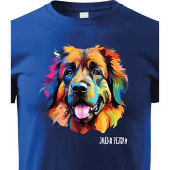 Chlapecké tričko Dětské tričko Leonberger, Barva Modrá, Velikost 158 cm/12 roků, Canvas Dětské tričko 2564