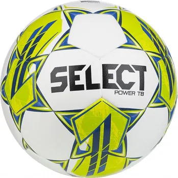 Fotbalový míč SELECT FB POWER TB FOTBALOVÝ MÍČ - Bílá, Žlutá - velikost 5 uk