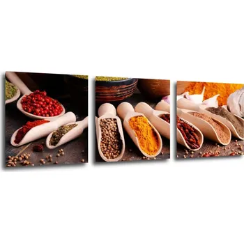 Obraz Impresi Obraz Variace koření - 90 x 30 cm (3 dílný)