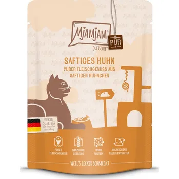 Krmivo pro kočku MjAMjAM Quetschie čistý požitek z masa, čisté kuřecí maso 6 × 300 g