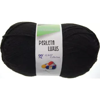 Příze Perleta Luxus 59005 - Černá