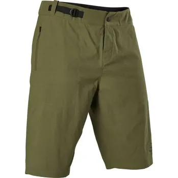 Cyklistické kalhoty Kraťasy Fox Ranger Short W/Liner pánské olive green 38