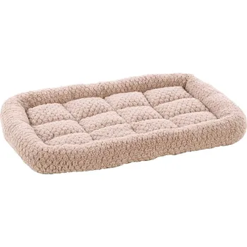 Pelíšek pro psa Polštář FLAMINGO Jacquard oválný béžový 55,5x38,5x7cm