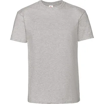 Chlapecké tričko Fruit of the Loom Dětské bavlněné triko 61-363-0 Heather Grey 104