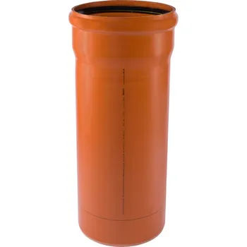Kanalizační potrubí Trubka hrdlová kanalizační PVC Osma KGEM SN10 Vollwand, DN 500 x 14,6 x 3000 mm, oranžová