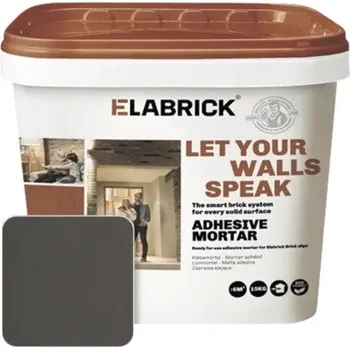 Průmyslové lepidlo Speciální lepidlo antracit 15 kg Elastolith