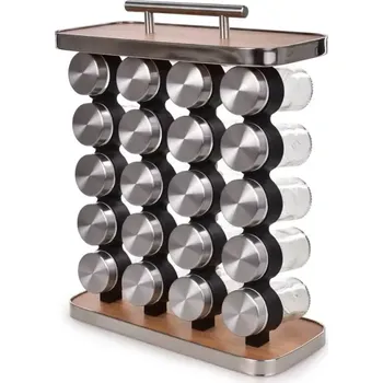 Koření Stojan na koření SPICE TOWER, pětipatrový, 20 kořenek
