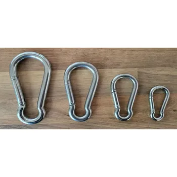 karabina Karabina - HASIČSKÁ / HÁKOVÁ, NEREZ! - 4 velikosti