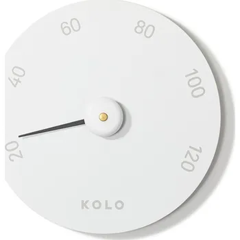 KOLO - Teploměr do sauny 1, bílý