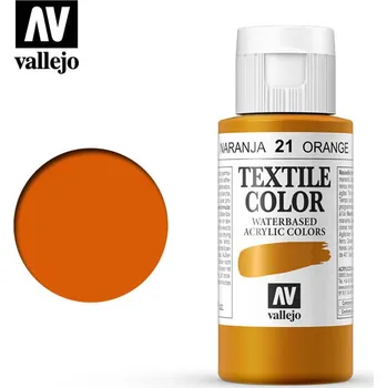 Modelářská barva Vallejo Textile Color 40021 Orange (60ml)