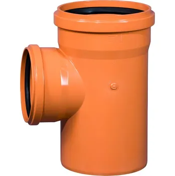 Kanalizační potrubí Odbočka kanalizační PVC Osma KGEA 87°, DN 250 x 200, oranžová