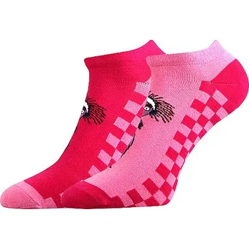 Dívčí kotníkové ponožky Boma - Lichožrouti S, Žiletka Barva: Růžová, Velikost: 39-42