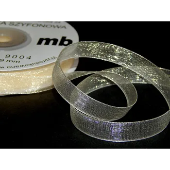 Stuha Stuha šifonová, WO9004, šíře 38 mm za metr