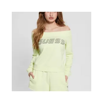 Dámská mikina Guess skylar off shoulder sweatshirt M
