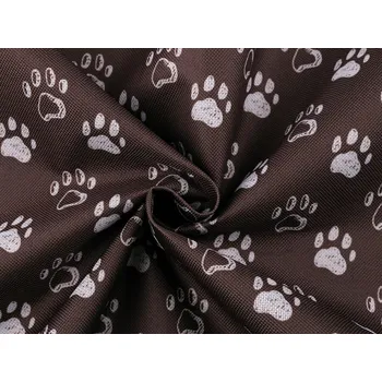 Kočárkovina 600D tlapky s PVC úpravou, barva 1 hnědá