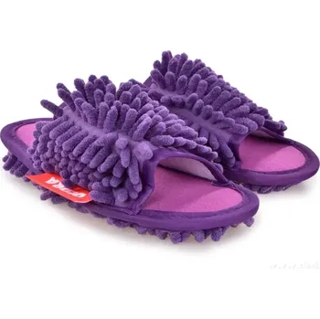 Prachovka "Samochodky" úklidové botky, stélka cca 25 cm (vel. cca 36-40), fialové