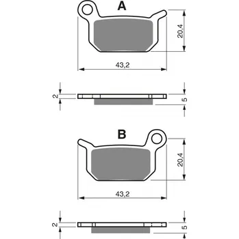 Autodíl Brzdové destičky GOLDFREN 190 S3