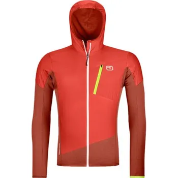 Pánská větrovka Pánská bunda Ortovox LADIZ HYBRID JACKET - oranžová XXL