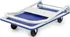Plošinový vozík G21 Plošinový vozík 72,5 x 47 cm bílý/modrý
