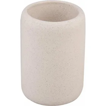 Držák na kartáček Skleněný držák na zubní kartáčky Granit BCO-0597C, barva písková