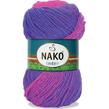 Příze Nako Ombre Barva: růžovo-fialová - 20806