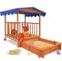 Pískoviště Jurhan 66727 130 x 130 x 143 cm hnědé/modré