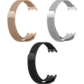 Příslušenství k chytrým hodinkám Elegantní kovový řemínek Mi band 8, milánský tah Černá 8
