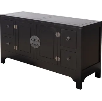 Komoda Komoda Modern 137x45x76cm black, 137 x 45 x 76 cm