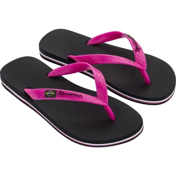 Dámské žabky Ipanema Classic Brasil II 80408-AR828 Dámské žabky černo / růžové 37