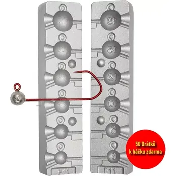 Forma na odlévání FORMA JIGOVÁ HLAVA 6-19G+50 DRÁTKŮ ZDARMA