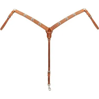 Poprsník Westernový poprsník WEAVER Texas Star Multi - Hermann Oak