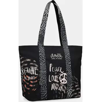 Anekke Hollywood 38484-201 černá Plážová taška Anekke Hollywood 38484-201 černá