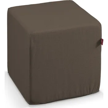 Taburet Sedák Cube - kostka pevná 40x40x40, hnědá, 40 x 40 x 40 cm, Etna