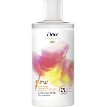 Sprchový gel DOVE Bath Therapy Glow Blood Orange & Spiced Rhubarb Scent sprchový gel a pěna do koupele 400 ml