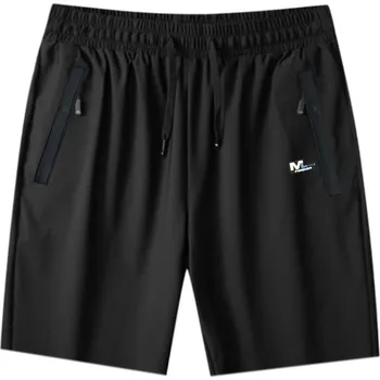 n-feel Pánské bavlněné 3/4 tepláky Forever - QDHL246 Barva: Černá, Velikost: 5XL