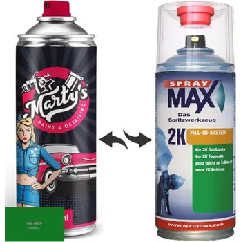 Barva ve spreji Barva ve spreji RAL 6029 stupeň lesku Vysoký lesk kvalita laku 1K Akrylátový lak