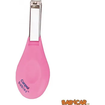 Kleště na nehty CANPOL BABIES kleštičky na nehty Růžová