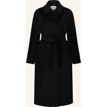 Max Mara Dámský Kašmírový Kabát Manuela, černá, 40