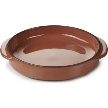 Talíř Revol Carectere Culinaire kastrůlek oválný pr. 14 cm, skořicový