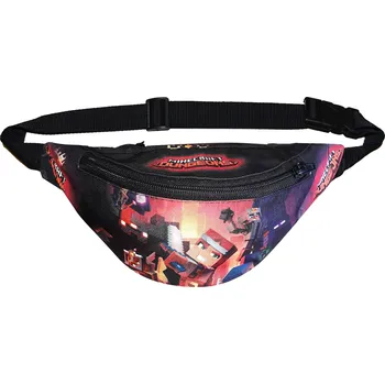 Outdoorové zavazadlo Ledvinka Minecraft Dungeons Barva: jet black