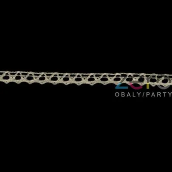 Stuha Stuha krajka 1 cm x 50 m - krémová I