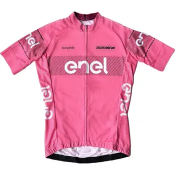 cyklistický dres BONAVELO Cyklistický dres s krátkým rukávem - GIRO D´ITALIA - růžová