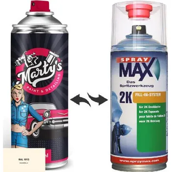 Barva ve spreji Barva ve spreji RAL 1013 stupeň lesku Pololesk kvalita laku 1K Akrylátový lak