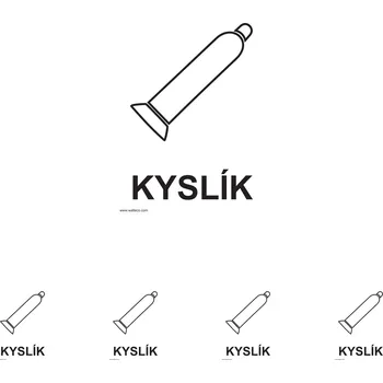 Walteco Kyslík 148x210mm, formát A5, samolepka Množství: 5 ks