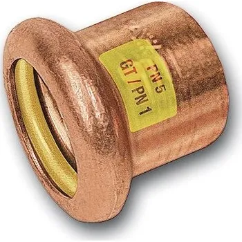 rozdělovač topení Sanha PRESS GAS 10301 víčko 22mm, s koncem na vnitřní lisování, plyn, měď